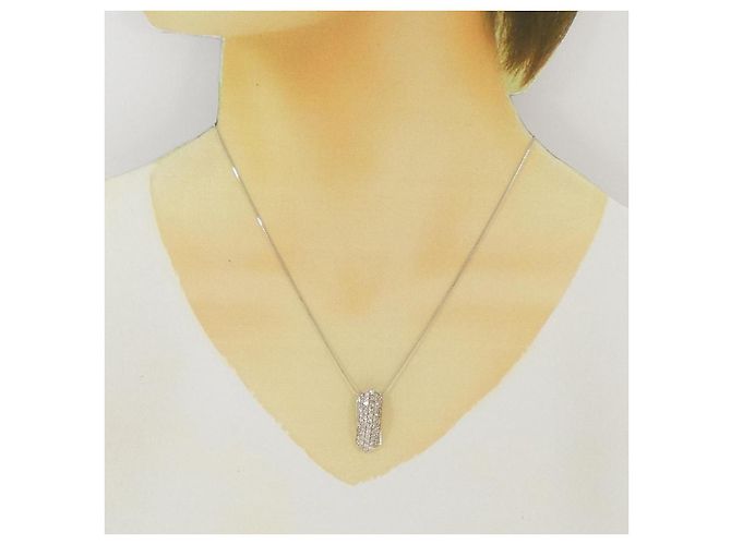 Autre Marque Collana in Au750 e Diamanti Argento - vista 6