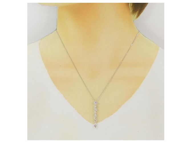 Autre Marque Collana in Au750 e Diamanti Argento - vista 6