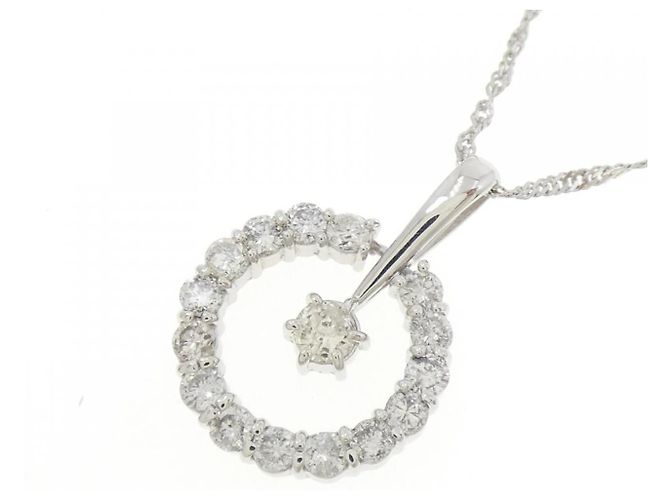 Autre Marque Collana in platino e diamanti Argento - vista 3