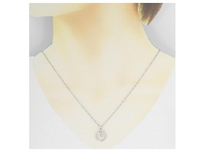 Autre Marque Collana in platino e diamanti Argento - vista 6
