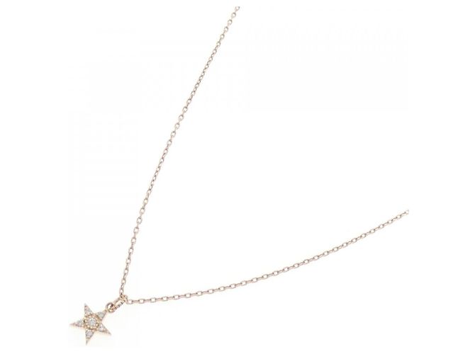 Autre Marque Collana Luziada K10 Pink Gold Diamond Rosa - vista 2