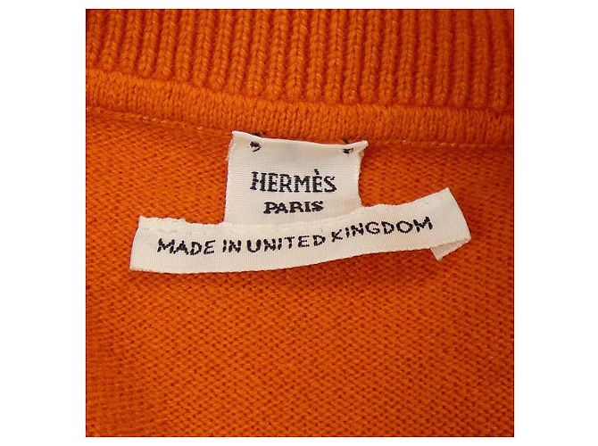 Hermès Hermes 4H2604D1 Punto de cachemira 36 Naranja - vista 4