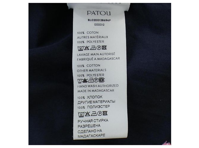 Autre Marque Camisa de algodón Patou Azul Azul marino - vista 3