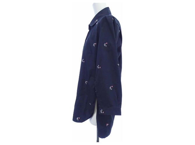 Autre Marque Camisa de algodón Patou Azul Azul marino - vista 7