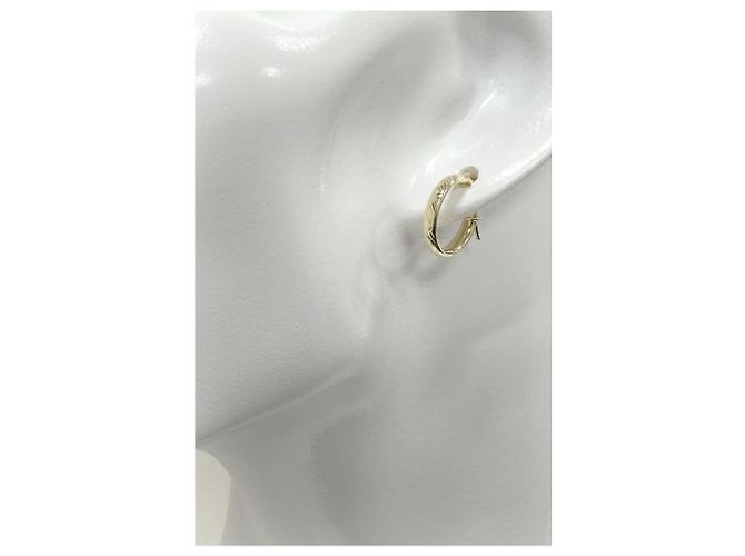 Autre Marque Au750 Ohrringe Golden - Ansicht 2