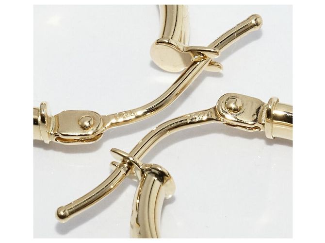 Autre Marque Au750 Ohrringe Golden - Ansicht 4