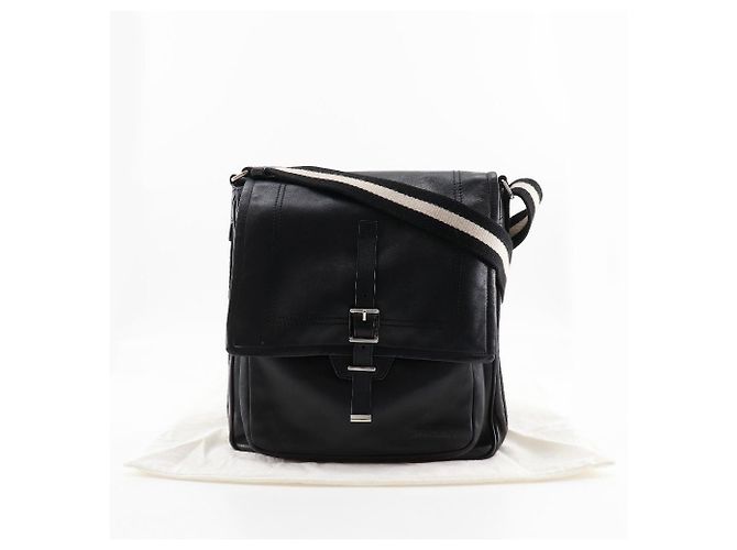 Borsa a tracolla 2way Bally Trainspotting in pelle di vitello Nero - vista 16