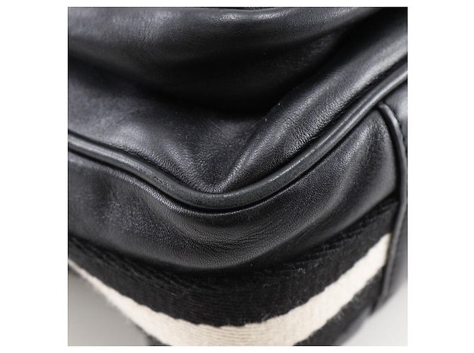 Borsa a tracolla 2way Bally Trainspotting in pelle di vitello Nero - vista 4