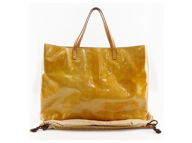 Borsa 2way Louis Vuitton Reade GM Monogram Vernis Beige - vista 17