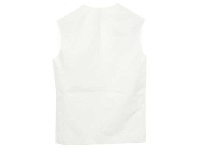 Jil Sander Baumwollweste Weiß - Ansicht 2