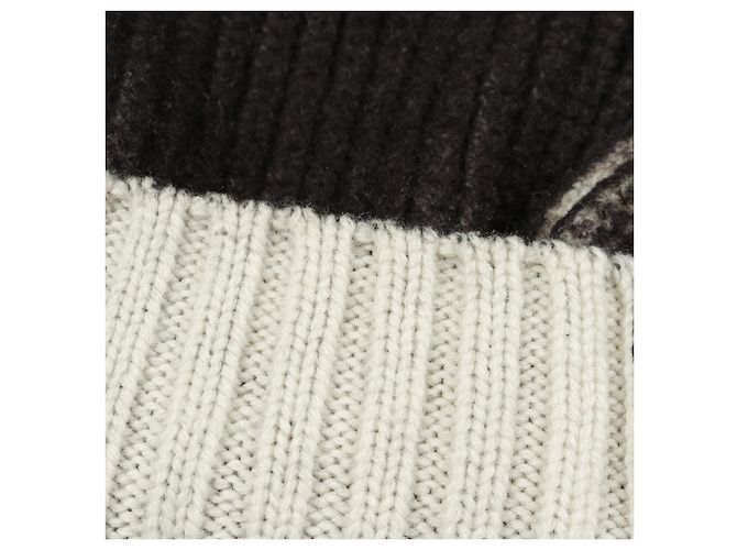Wollstrickjacke Sacai sacai × INTERSTELLAR Schwarz Grün Roh - Ansicht 6