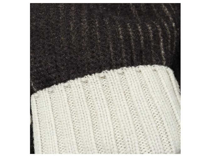 Wollstrickjacke Sacai sacai × INTERSTELLAR Schwarz Grün Roh - Ansicht 7