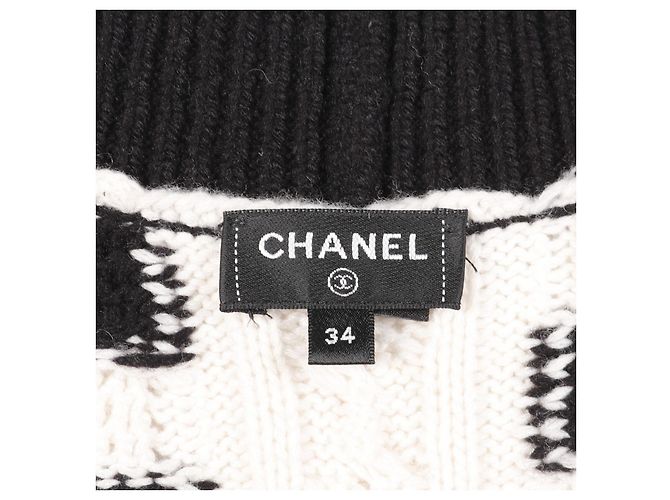 Timeless Punto Chanel Negro Blanco - vista 3