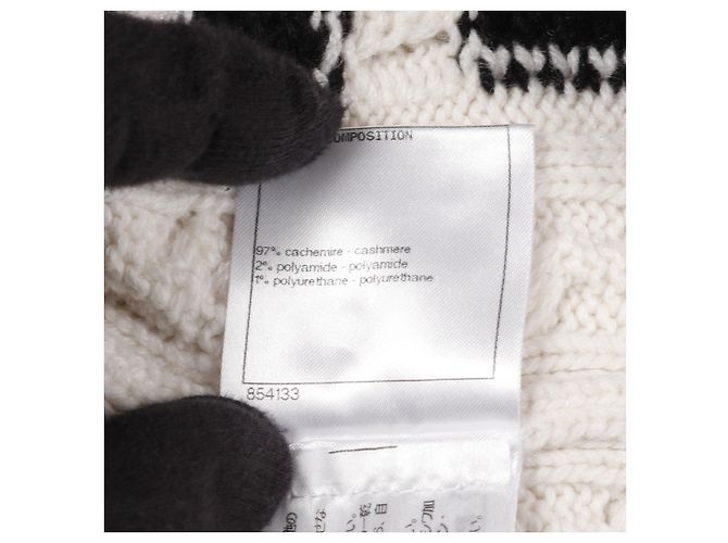 Timeless Punto Chanel Negro Blanco - vista 4