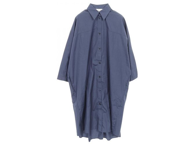 Vestido de algodón Marni Azul Azul marino - vista 2