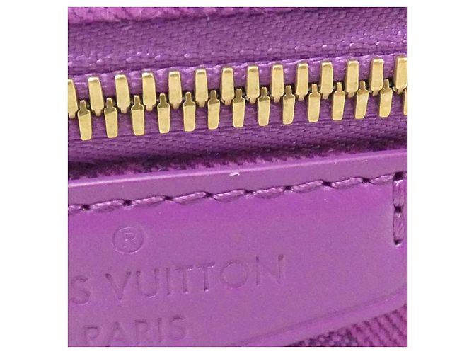 Bumbag Marsupio Louis Vuitton Monogram Denim Porpora - vista 4