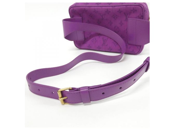 Bumbag Marsupio Louis Vuitton Monogram Denim Porpora - vista 9