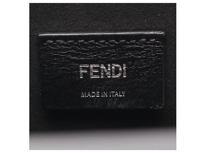 Fendi Box Leder Schultertasche Schwarz - Ansicht 4