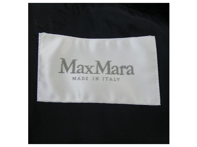 Cappotto Camel Max Mara Nero - vista 4