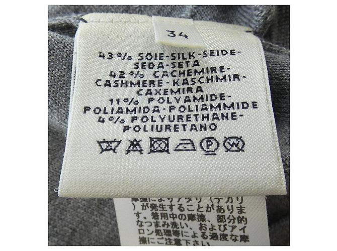 Hermès Cashmere-Mix Kleid 34 Braun - Ansicht 3