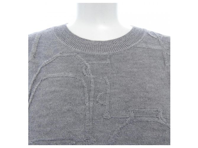 Hermès Cashmere-Mix Kleid 34 Braun - Ansicht 5