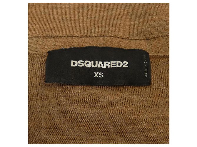 Wollstrickjacke Dsquared2 S75HA0990 Braun - Ansicht 4