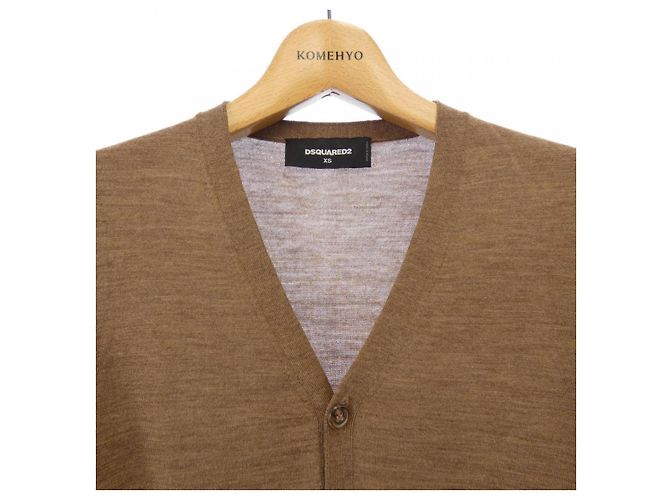 Wollstrickjacke Dsquared2 S75HA0990 Braun - Ansicht 5