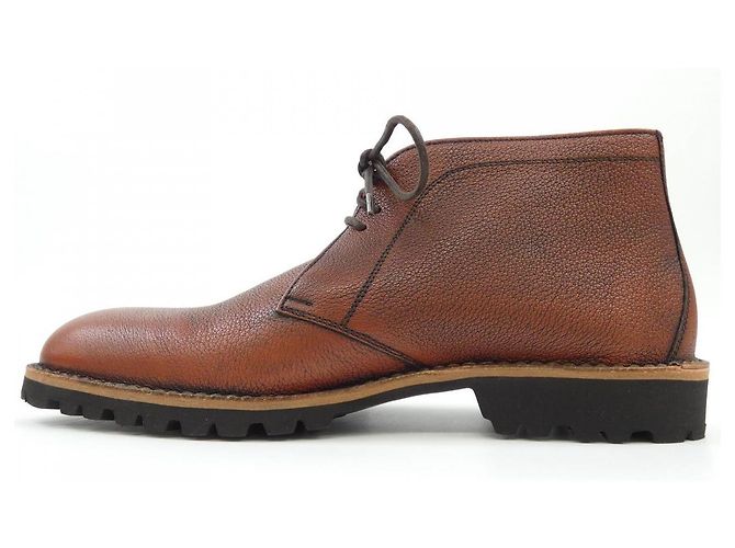 Autre Marque Lederstiefel a.testoni Braun - Ansicht 2
