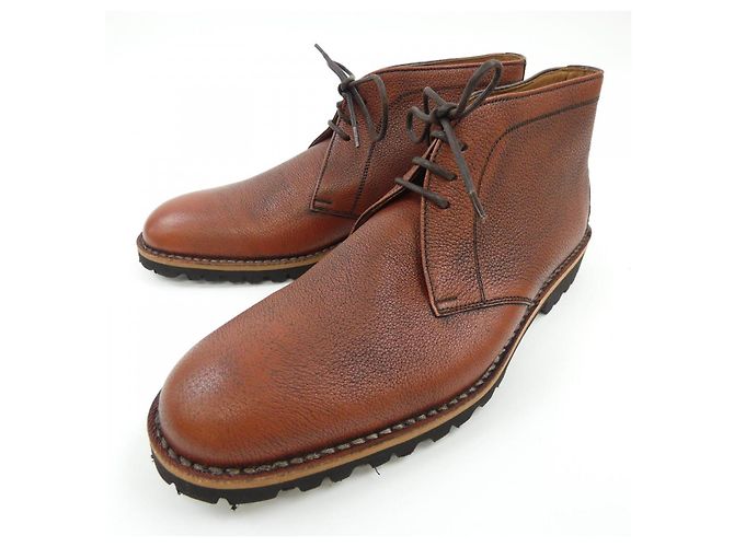 Autre Marque Lederstiefel a.testoni Braun - Ansicht 3