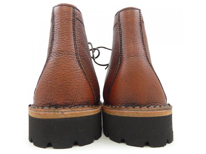 Autre Marque Lederstiefel a.testoni Braun - Ansicht 5