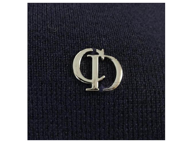 Christian Dior Seide-Kaschmir-Strick Blau - Ansicht 7