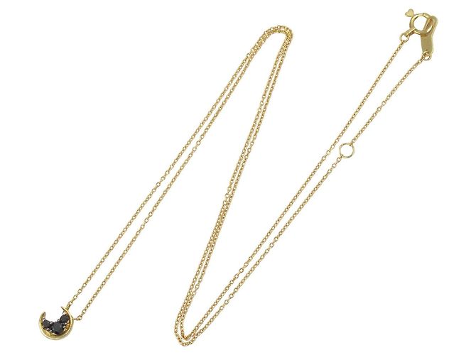 Autre Marque COLLANA Moon Au750 Diamante Nero STAR JEWELRY - vista 3