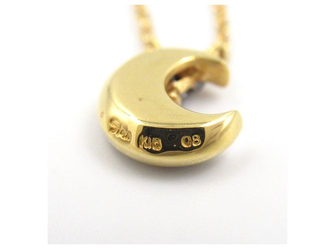 Autre Marque COLLANA Moon Au750 Diamante Nero STAR JEWELRY - vista 4