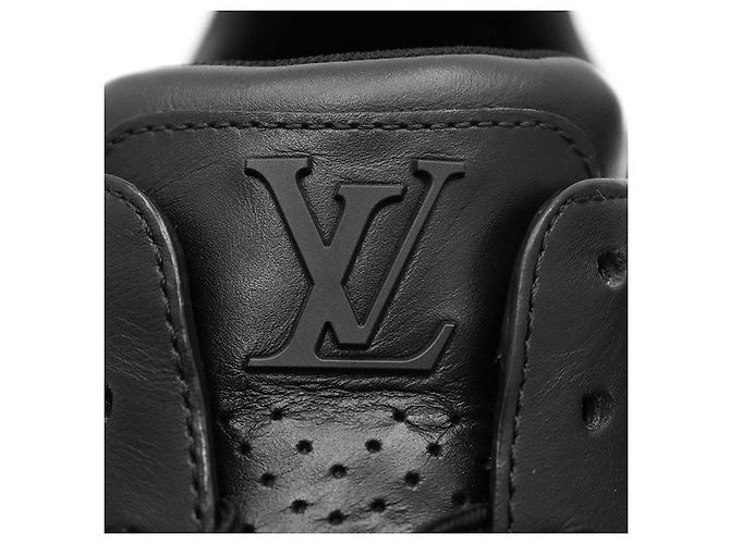 Louis Vuitton Beverly Hills Line Damier Leder Sneaker Schwarz Weiß - Ansicht 3