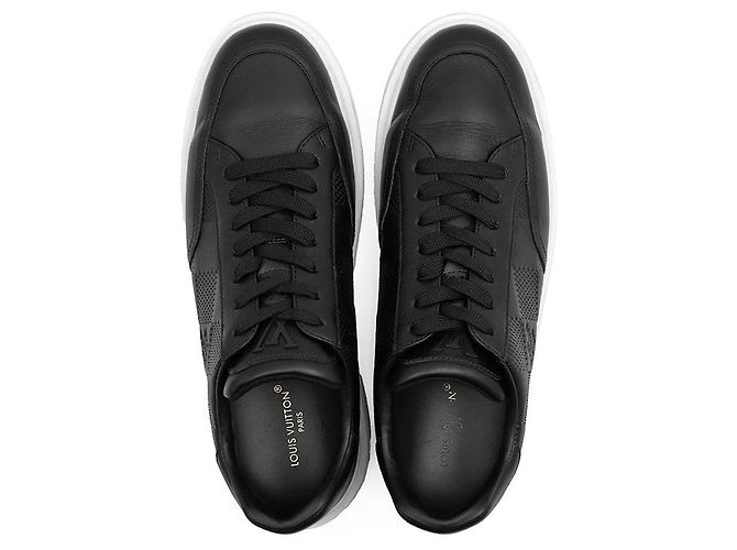 Louis Vuitton Beverly Hills Line Damier Leder Sneaker Schwarz Weiß - Ansicht 6