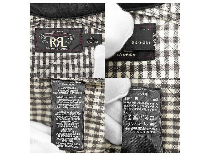 Ralph Lauren Chaqueta de algodón RRL Beige - vista 10