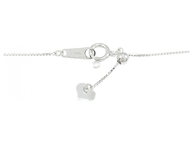 Autre Marque Collana in Diamanti Pt900 K18WG Argento - vista 5