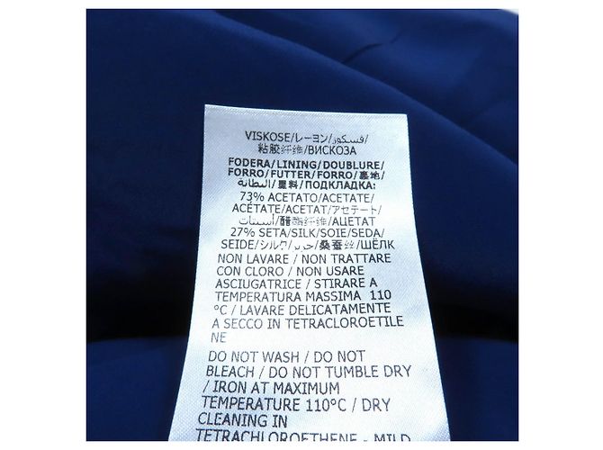 Gucci Wollkleid Blau Marineblau - Ansicht 12