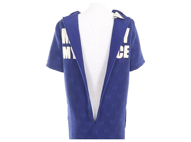 Gucci Wollkleid Blau Marineblau - Ansicht 5