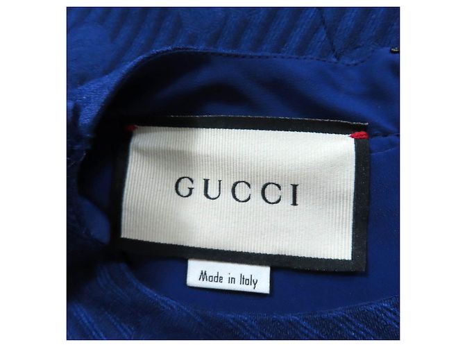 Gucci Wollkleid Blau Marineblau - Ansicht 9