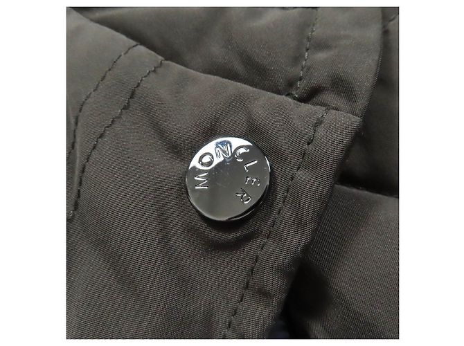 Giacca in piumino di poliestere Moncler IRUS Verde Cachi - vista 7