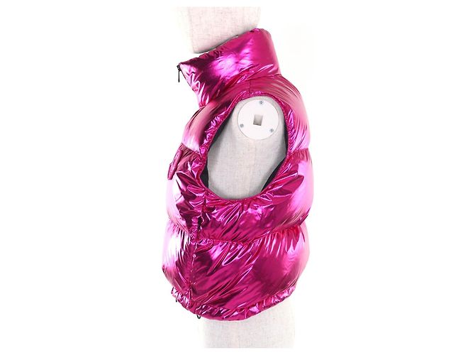 Chaleco de nylon y plumón Moncler BLAVET Rosa - vista 2