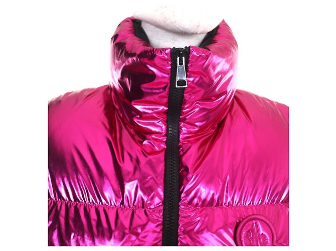 Chaleco de nylon y plumón Moncler BLAVET Rosa - vista 4