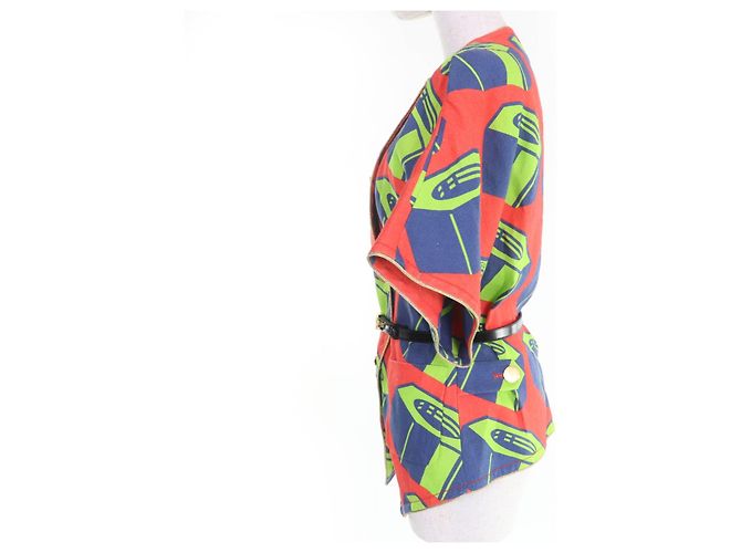 Chaqueta de lino Gucci Multicolor - vista 2