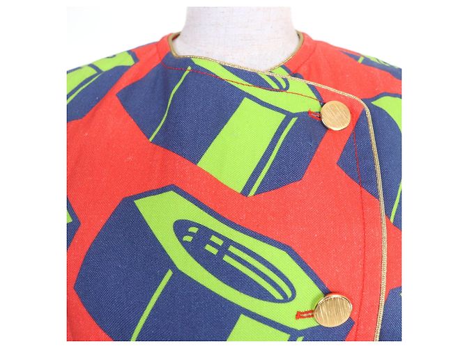 Chaqueta de lino Gucci Multicolor - vista 4