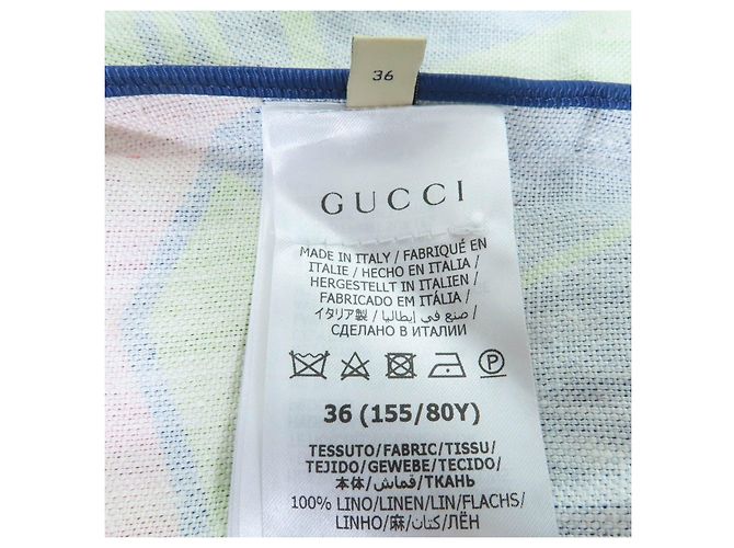 Chaqueta de lino Gucci Multicolor - vista 8
