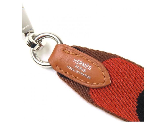 Hermès Tracolla in tela Hermes Flipper Ball Marrone - vista 6