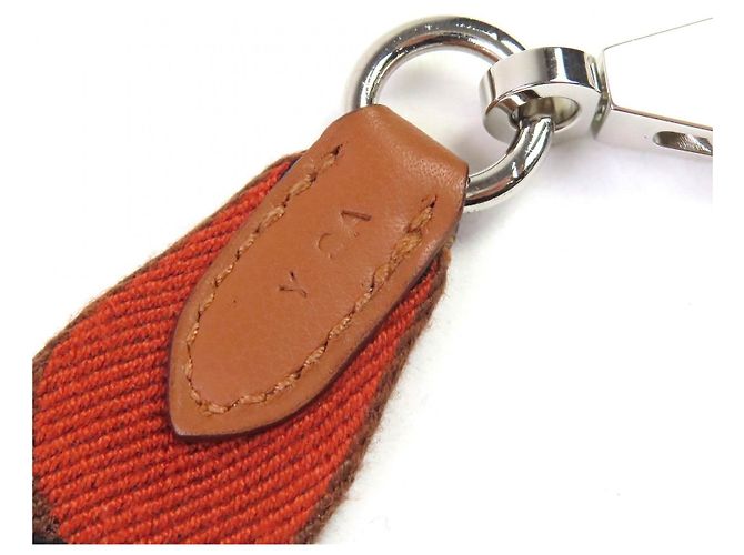 Hermès Tracolla in tela Hermes Flipper Ball Marrone - vista 7