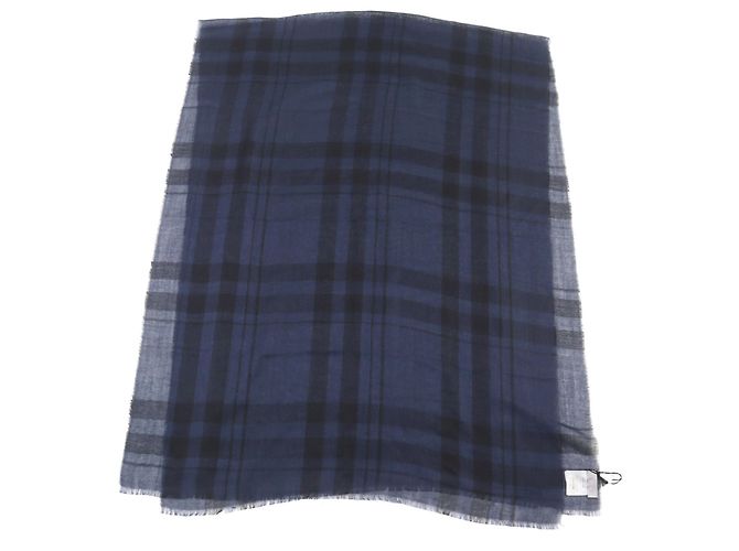 Sciarpa in cashmere Dior HOMME Blu - vista 4