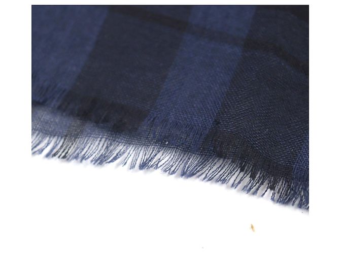 Sciarpa in cashmere Dior HOMME Blu - vista 6